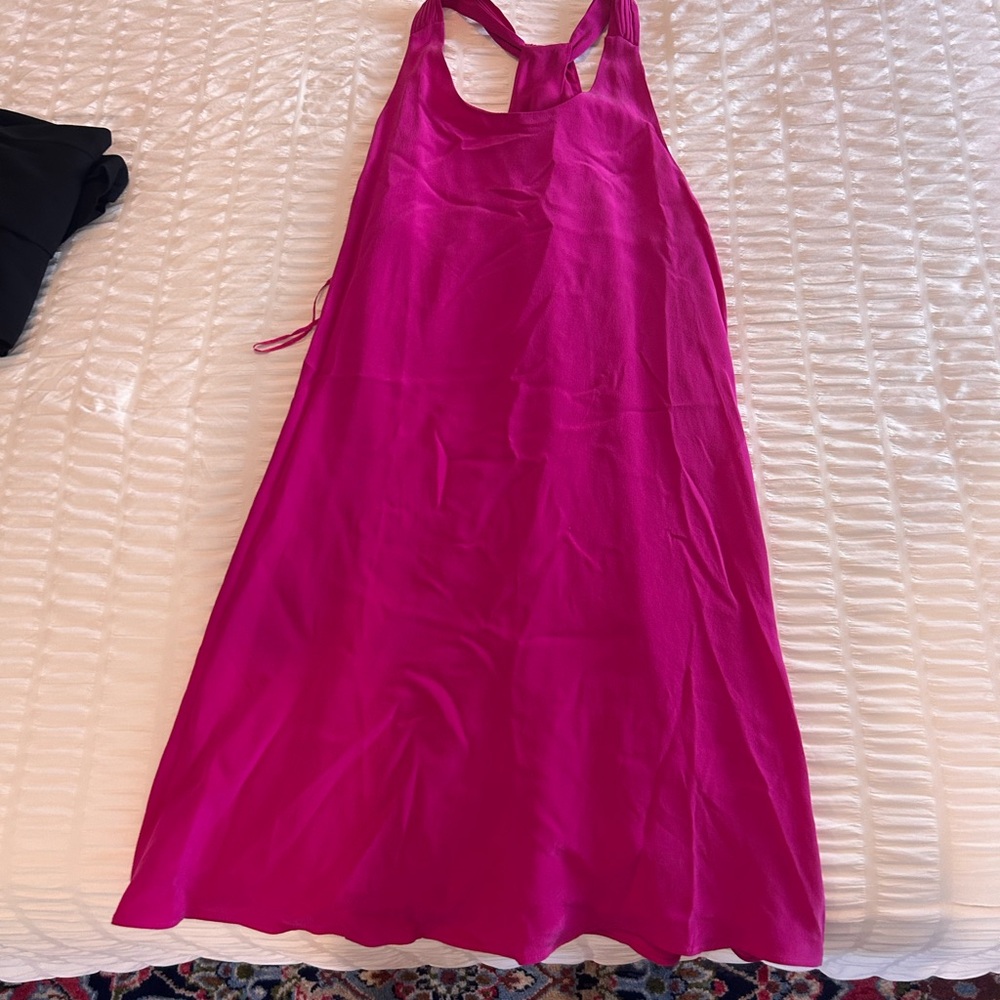 Cynthia Rowley Fuchsia Silk Dress